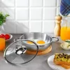Schafer Held Kapaklı Çelik Sahan 2 Parça 20 Cm İnox
