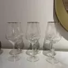 Schafer Tulipa Optik Ayaklı Kadeh 6 Parça-Platin