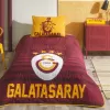 Lisanslı Galatasaray Stripe Tek Kişilik Yatak Örtüsü Seti