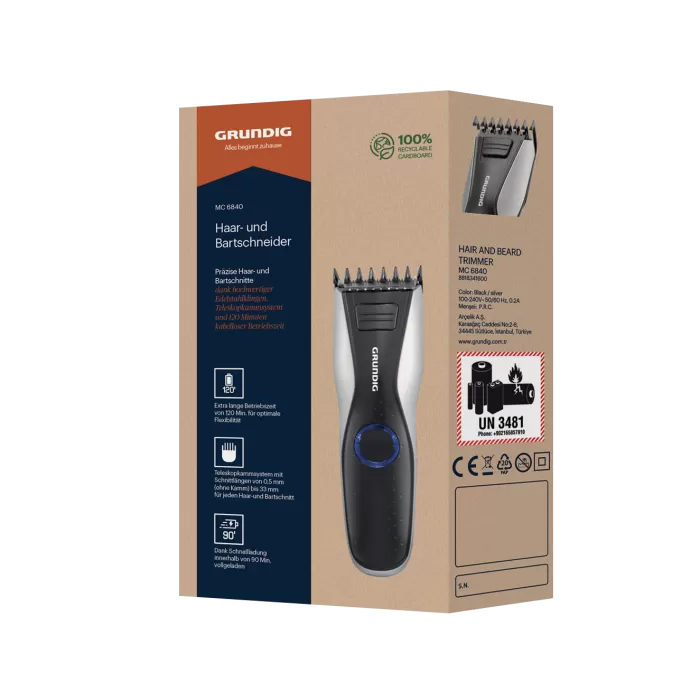 GRUNDIG MC 6840 Saç Sakal Kesme Makineleri