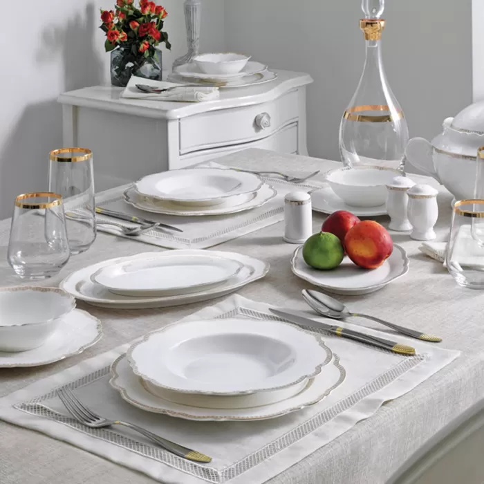 Pierre Cardin Juliana 60 Parça 12 Kişilik Yemek Takımı