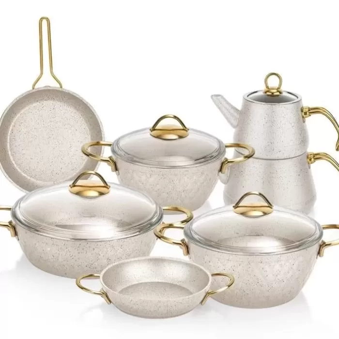 Schafer New Range Tencere Seti 11 Parça Beyaz