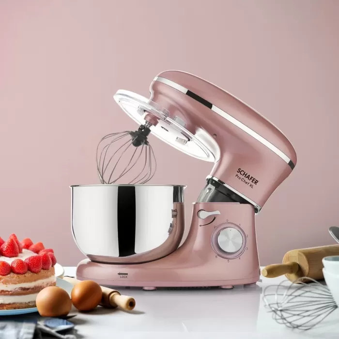 Schafer Prochef XL 1400 W 5 lt Stand Mikser Rosegold