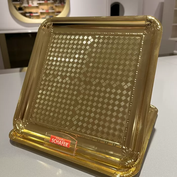 Schafer Ela Sunum Tepsisi 1 Parça-Gold01