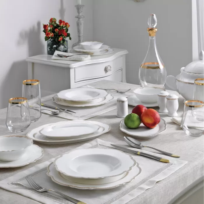 Pierre Cardin Juliana 60 Parça 12 Kişilik Yemek Takımı