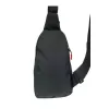 Siyah Spor Orta Boy Unisex Body Bag Çapraz Çanta