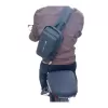 Su Geçirmez Body Bag Çapraz Sırt Çantası Usb Kablo Çıkışlı