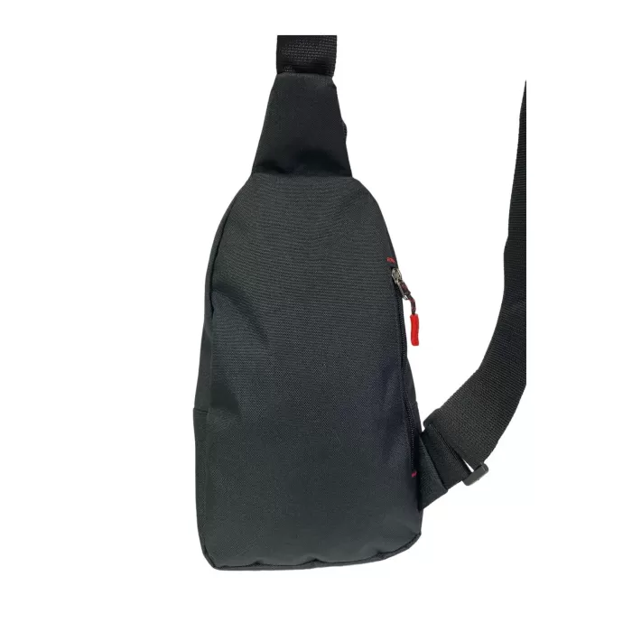 Siyah Spor Orta Boy Unisex Body Bag Çapraz Çanta