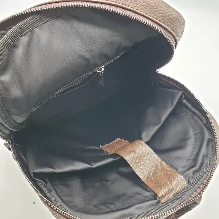 Unisex Laptop Bölmeli Suni Deri Sırt Çantası