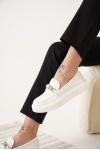 LUNELLA TAŞLI LOAFER 2113-B BEYAZ
