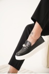 LUNELLA TAŞLI LOAFER 2113-S SİYAH