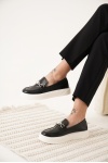 LUNELLA TAŞLI LOAFER 2113-S SİYAH