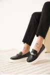 LUNELLA TAŞLI LOAFER 2113-S SİYAH