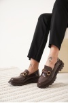 DORVİA TOKALI LOAFER 272-K KAHVE