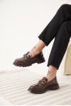 DORVİA TOKALI LOAFER 272-K KAHVE