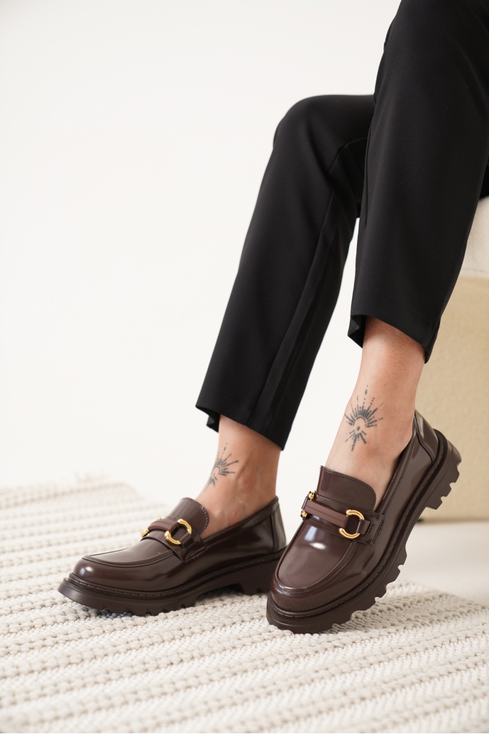 DORVİA TOKALI LOAFER 272-K KAHVE