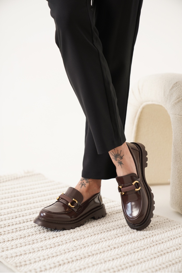DORVİA TOKALI LOAFER 272-K KAHVE