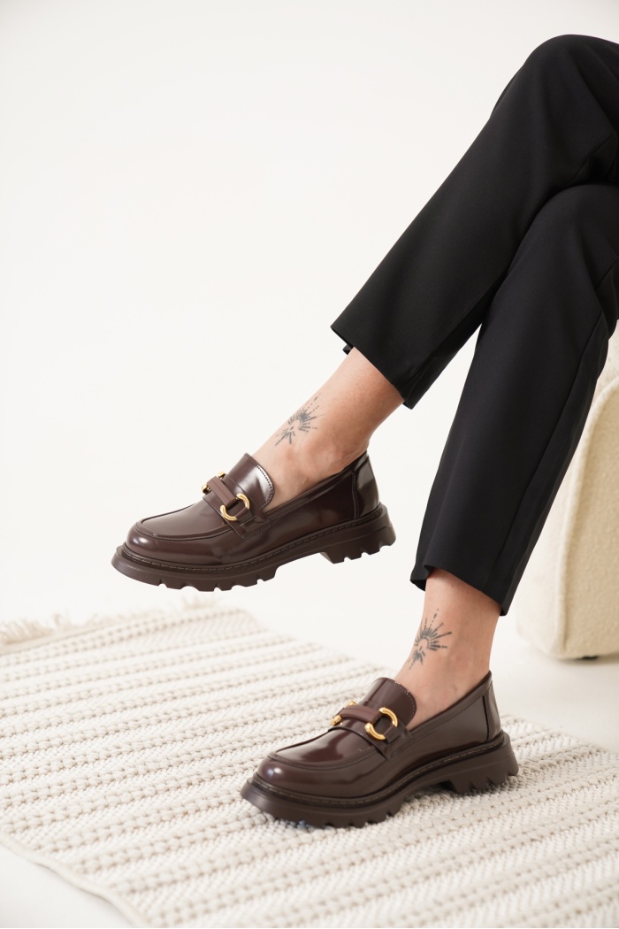 DORVİA TOKALI LOAFER 272-K KAHVE