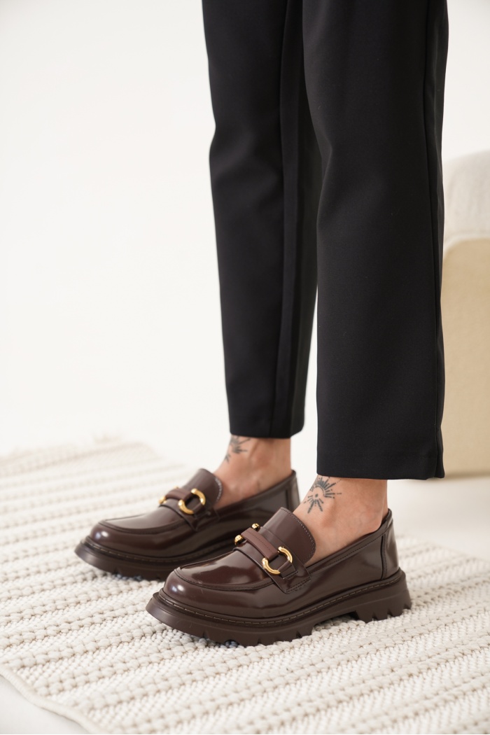 DORVİA TOKALI LOAFER 272-K KAHVE