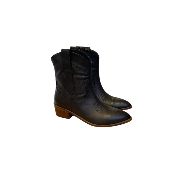 BALERİNO HAKİKİ DERİ WESTERN BOT 11558