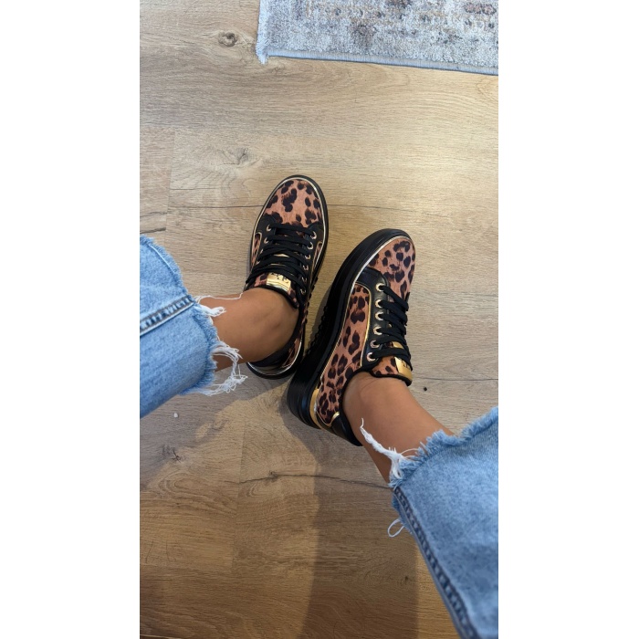 BALERİNO SPOR AYAKKABI 6030/LEOPAR/36 NUMARA