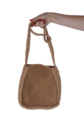 Bohem Örme Omuz Çantası-Handmade&Özel Tasarım