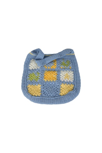 El Örgüsü Patchwork Çanta – Bohem & Renkli Tasarım