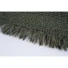 El Örgüsü Püsküllü Oval Runner – Doğal & Bohem Tasarım