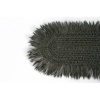 El Örgüsü Püsküllü Oval Runner – Doğal & Bohem Tasarım