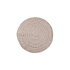 WHİTE PEARL Makrome Kilim El Yapımı Beyaz Bohem Halı