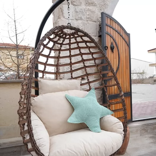 Blue Star Dekoratif Yastık
