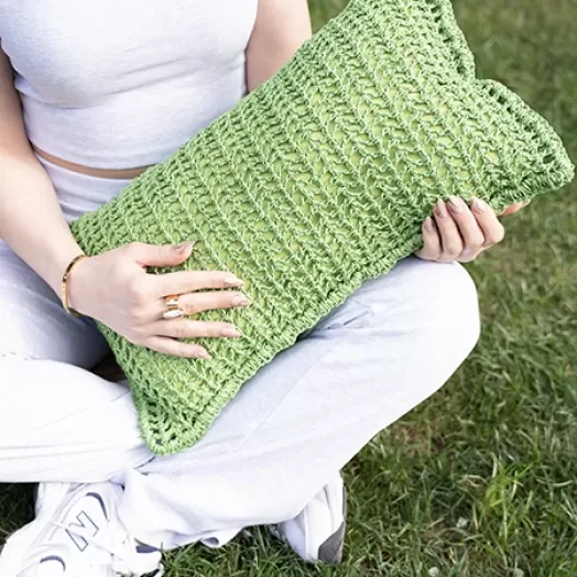 Green Forest Pillow