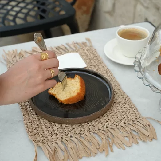 6lı Püsküllü Supla Bohem El Yapımı Masa Altlığı