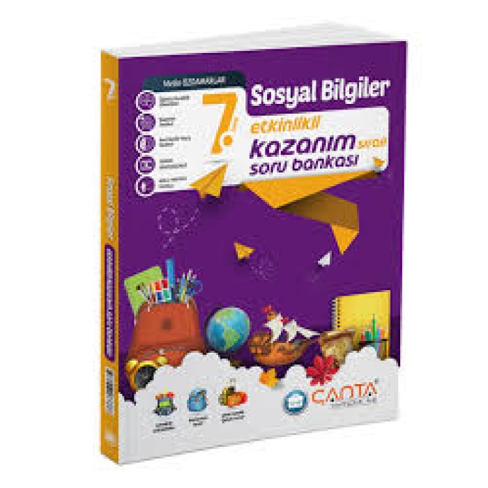 ÇANTA 7.Sınıf Kazanım Sosyal Bilgiler Soru Bankası