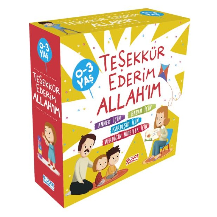 TEŞEKKÜR EDERİM ALLAHIM SET 4 KİTAP