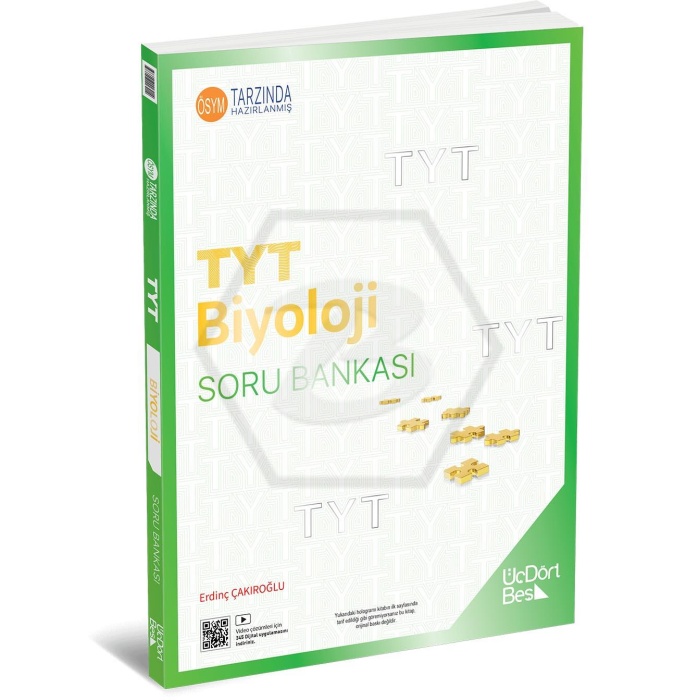 ÜÇ DÖRT BEŞ  TYT BİYOLOJİ SORU BANKASI