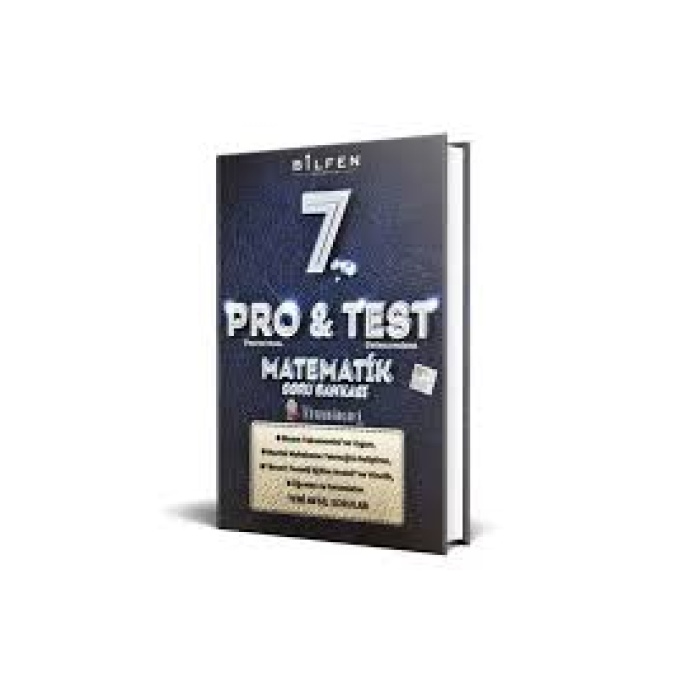 BİLFEN PRO TEST 7. SINIF MATEMATİK SORU BANKASI