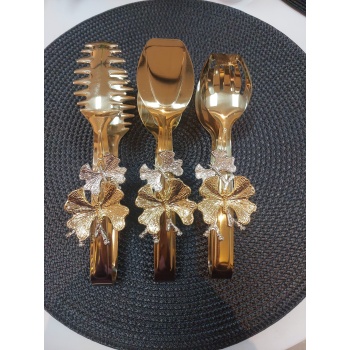 3 Lü Maşa Set Gold