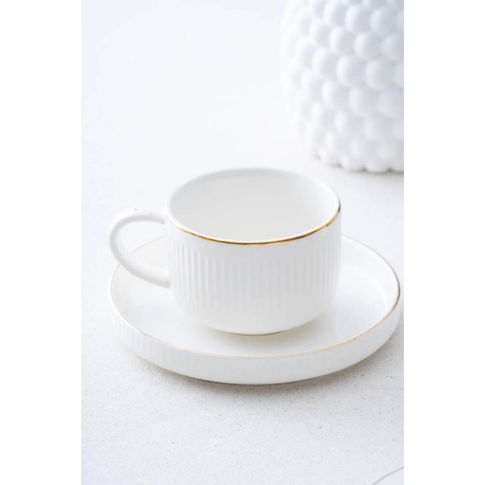 Kingston 6 Kişilik Gold Çay Fincanı Takımı - 210 ml