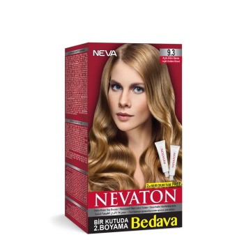 Nevaton Kalıcı Krem Saç Boyası 9.3 Altın Sarısı
