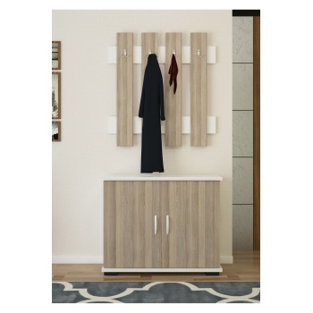 Ayakkabılık Portmanto Vestiyer Iki Kapaklı Ayakkabılık Askılık Ayakkabı Dolabı