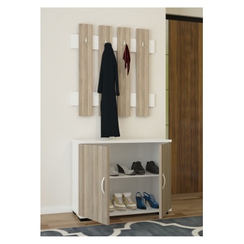 Ayakkabılık Portmanto Vestiyer Iki Kapaklı Ayakkabılık Askılık Antre Ayakkabı Dolabı
