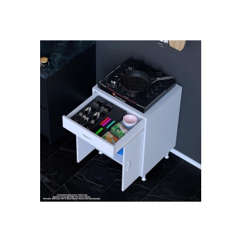 Set Altı Dolap İki Kapaklı Mutfak Dolabı Tüp Dolabı Ocak Altı Dolap