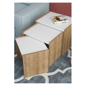 3 Lü Zigon Sehpa Takımı