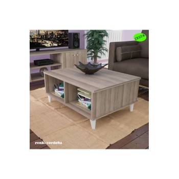 Raflı Orta Sehpa Ofis Sehpası  Salon Sehpa