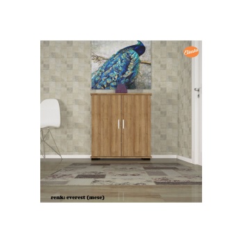MODİLAYN ARD-112 70 x76x 32 cm Ayakkabılık Antre Ayakkabılık Çok Amaçlı Dolap Ayakkabı Dolabı-MEŞE