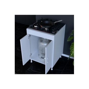 Elit 59,6 X 85 X 56 Cm Gömme Ankastre Ocak Ve Tüp Bölmeli Mutfak Dolabı