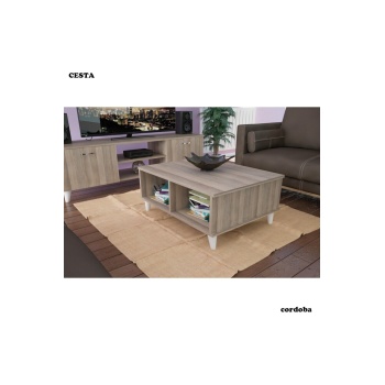 Raflı Orta Sehpa Orta Masa Ofis Salon Sehpa