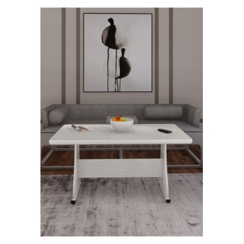 Tekerlekli Mdf Masa Mutfak Masası Orta Sehpa