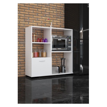 Banyo Dolabı Mutfak Dolabı Mikrodalga Dolabı Çok Amaçlı Dolap Raflı Bölmeli